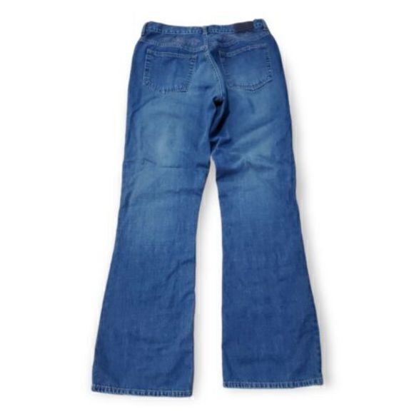 Nautica Straight Leg Denim Jeans Women's 8‎ Blue High Rise Cotton Medium Wash - Picture 3 of 9